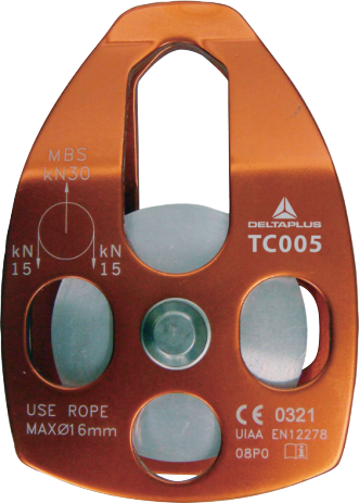 Deltaplus POULIE A FLASQUE OSCILLANTS